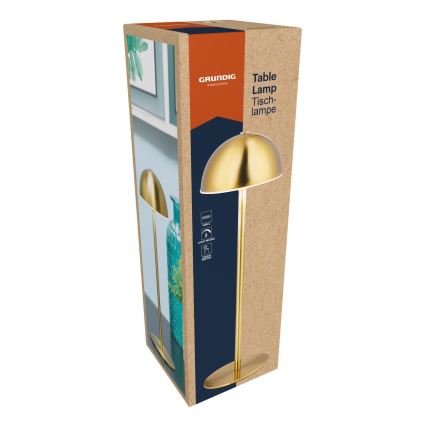 Grundig - LED-berøringsbordlampe LED/2W/5V 1200 mAh