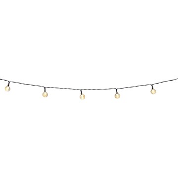 Grundig - LED Dæmpbar soldrevet kæde 50xLED/8 funktioner 9,35 m IP44 varm hvid + fjernbetjening