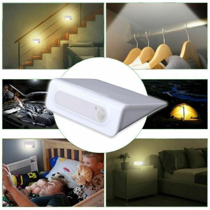 Grundig - LED natlampe med sensor LED/3xAAA