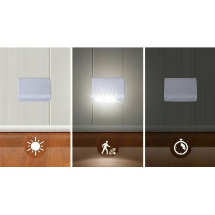 Grundig - LED natlampe med sensor LED/3xAAA