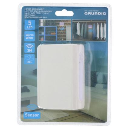 Grundig - LED natlampe med sensor LED/3xAAA