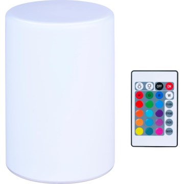 Grundig - LED RGB Dæmpbar bordlampe LED/3xAAA + fjernbetjening