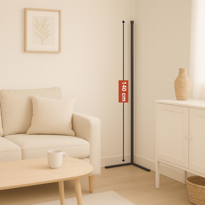 Grundig - LED RGBW dæmpbar gulvlampe LED/6W/230V + fjernbetjening