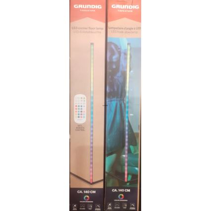 Grundig - LED RGBW dæmpbar gulvlampe LED/6W/230V + fjernbetjening