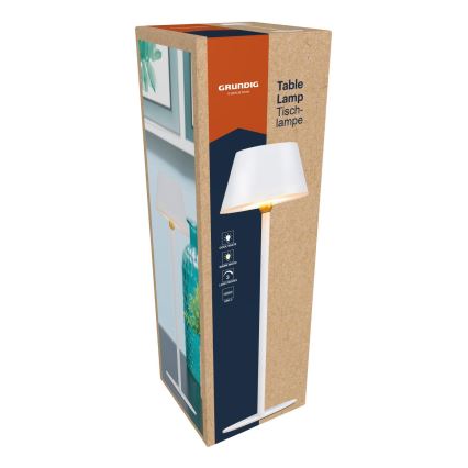 Grundig - LED skrivebordslampe med touch LED/5V 1200 mAh