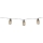 Grundig - LED solarguirlande 10xLED 3,8m IP44 varm hvid 600 mAh