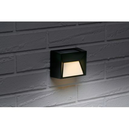 Grundig - LED solcelle-væglampe LED/3,7V 500 mAh IP44