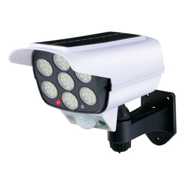 Grundig - LED solcelledrevet dummy-sikkerhedskamera med sensor LED/1,2V 800 mAh + fjernbetjening