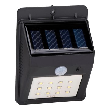 Grundig - LED solcelledrevet væglampe med bevægelsessensor LED/1,2V 600 mAh IP44