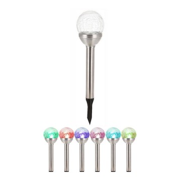 Grundig - LED solcellelampe 1xLED/1,2V 600 mAh multicolor