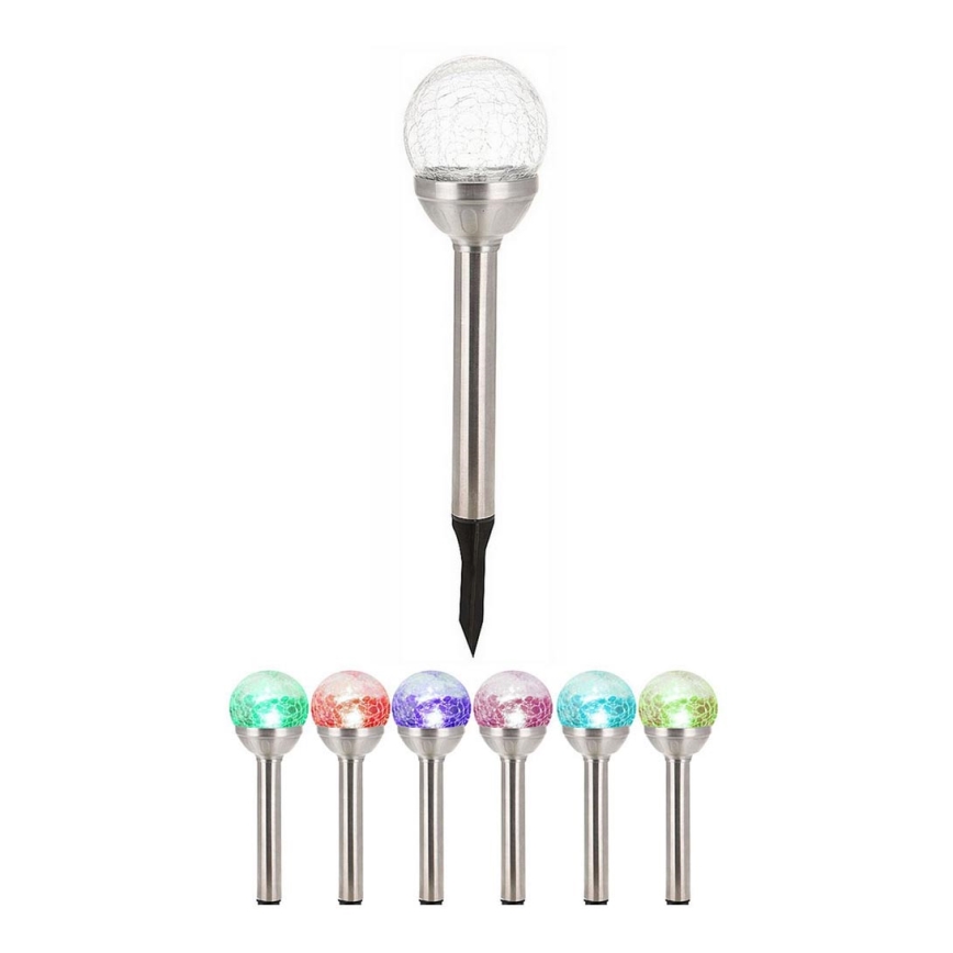Grundig - LED solcellelampe 1xLED/1,2V flerfarvet