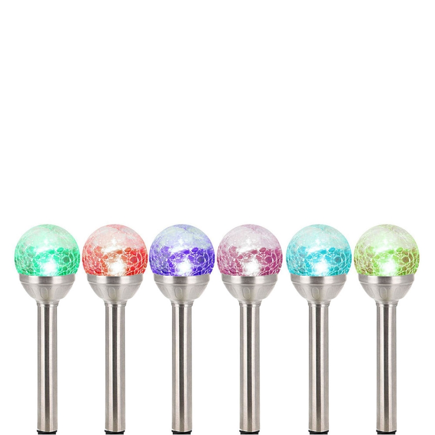 Grundig - LED solcellelampe 1xLED/1,2V 600 mAh flerfarvet