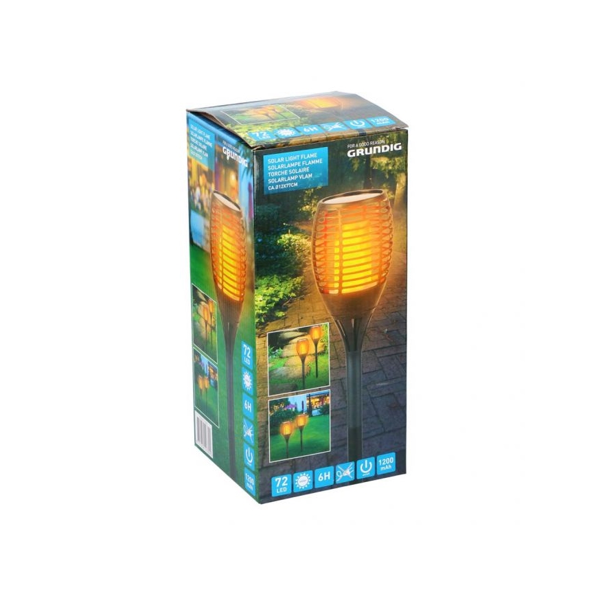 Grundig - LED solcellelampe 30xLED/1,2V 600 mAh IP44