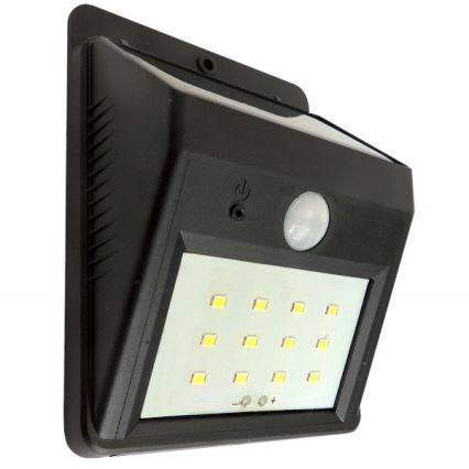 Grundig - LED solcellelampe med sensor 1xLED/0,25W/1xAA 600 mAh