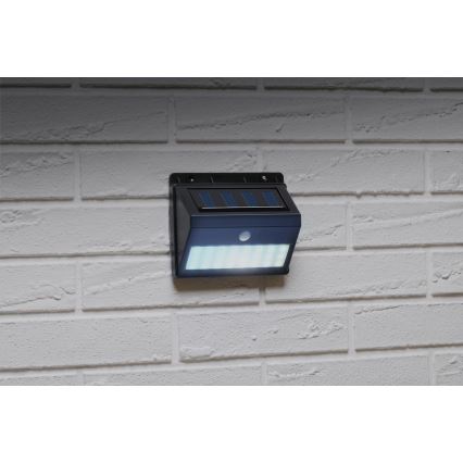 Grundig - LED solcellevæglampe med sensor LED/1,2V 600 mAh IP44