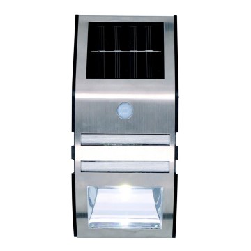 Grundig - LED Soldrevet væglampe med bevægelses- og skumringssensor LED/1xAA 600mAh IP64