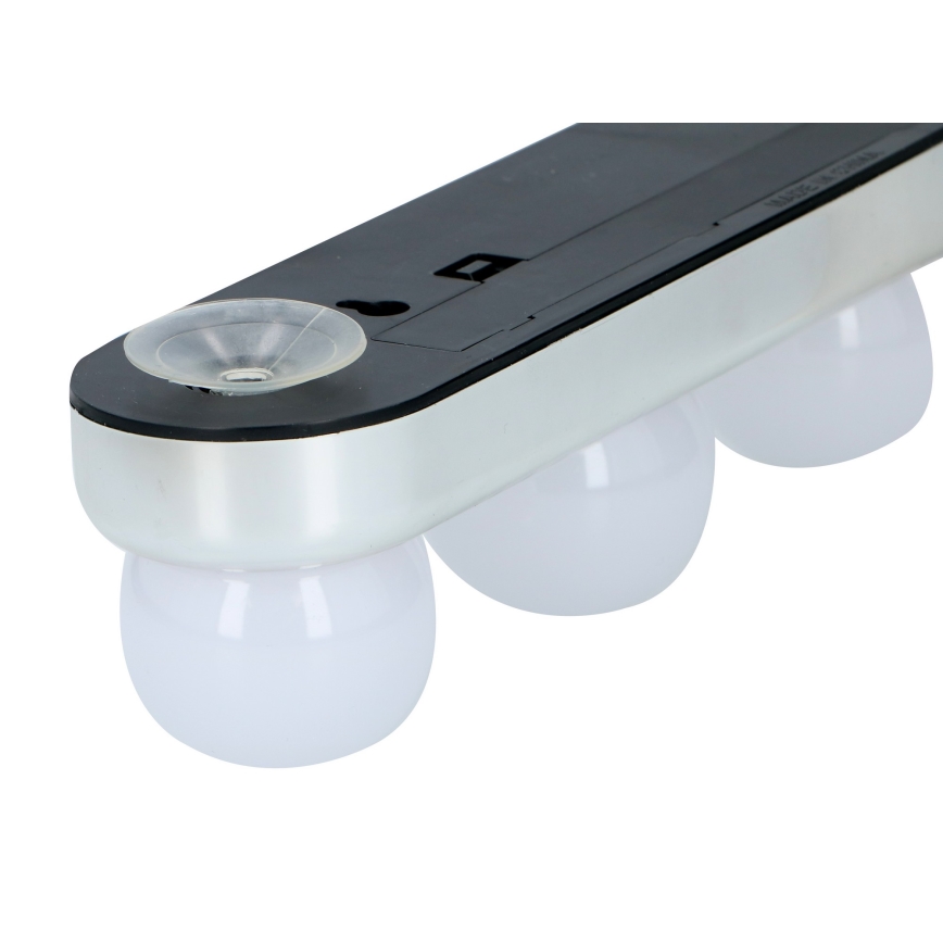 Grundig - LED spejllampe 4xLED/4xAA