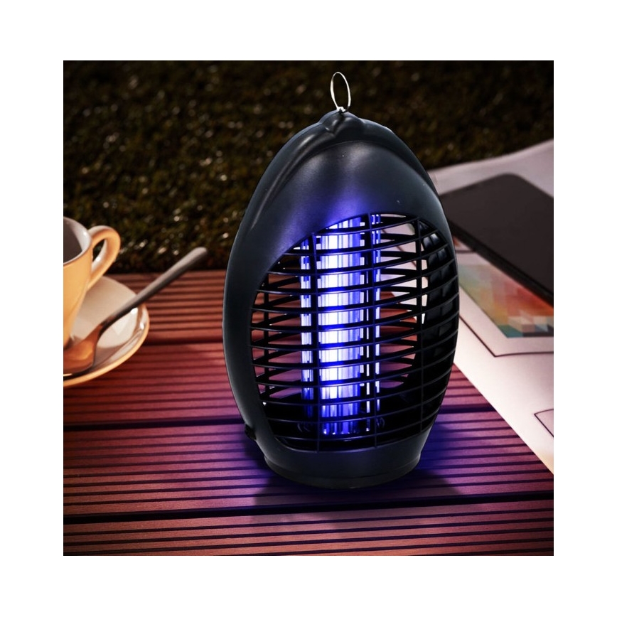 Grundig - LED UV udendørslampe med insektfælde LED/1W/230V