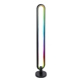 Grundig - RGB-dæmpbar LED-gulvlampe LED/8W/5V + fjernbetjening