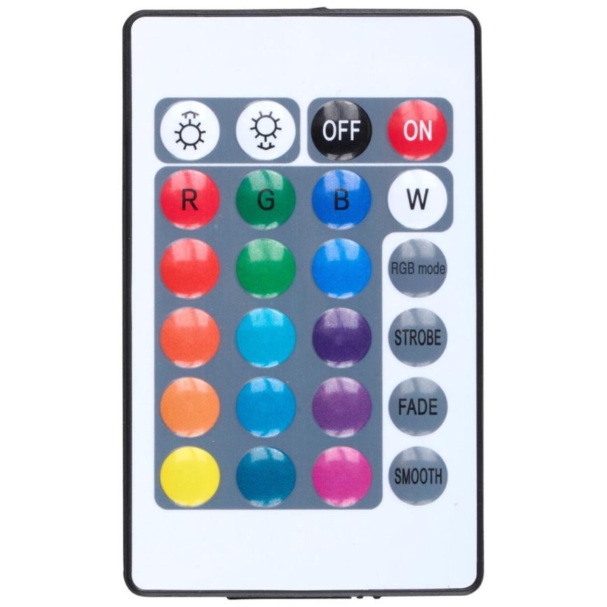 Grundig - RGBW dæmpbar LED-gulvlampe LED/10W/5V sort + fjernbetjening