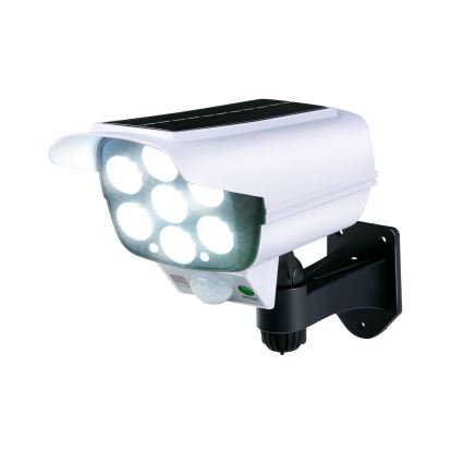 Grundig - LED solcelledrevet dummy-sikkerhedskamera med sensor LED/1,2V 800 mAh + fjernbetjening
