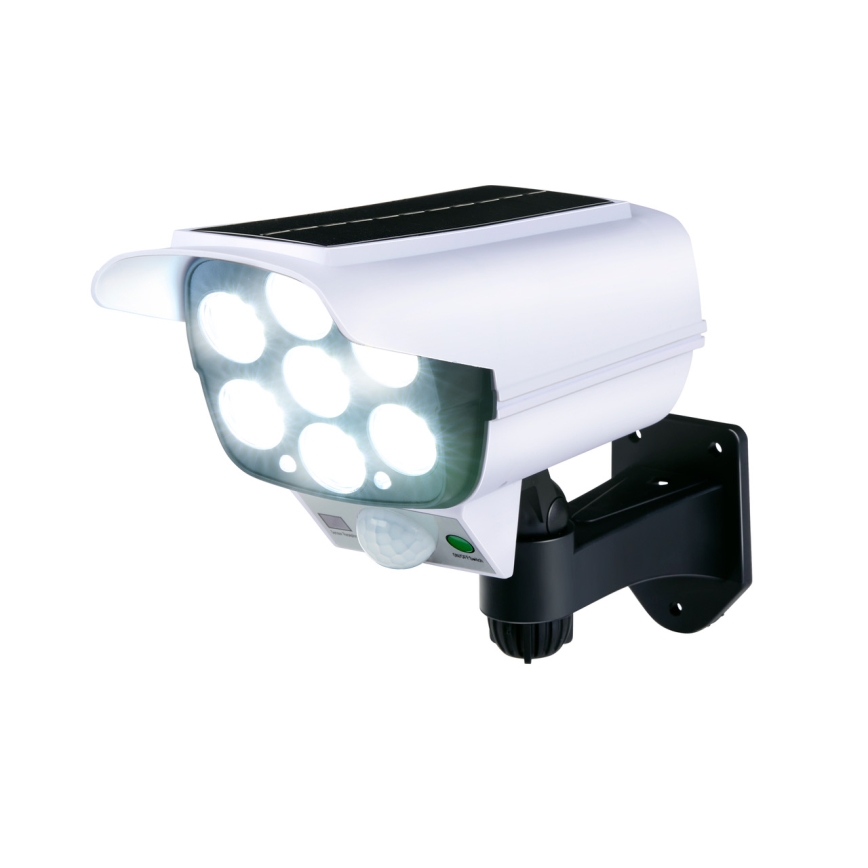 Grundig - LED solcelledrevet dummy-sikkerhedskamera med sensor LED/1,2V 800 mAh + fjernbetjening