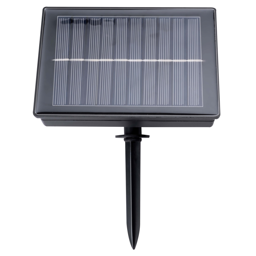 Grundig - Soldrevet LED lyskæde dæmpbar 50xLED/8 funktioner 9,35 m varm hvid + fjernbetjening