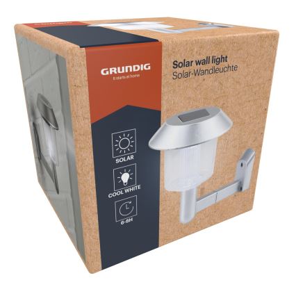 Grundig - Soldrevet LED væglampe LED/1,2V