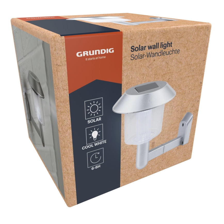 Grundig - Soldrevet LED væglampe LED/1,2V