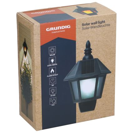 Grundig - Soldrevet LED væglampe LED/1,2V IP44