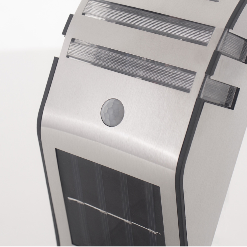 Grundig - LED Soldrevet væglampe med bevægelses- og skumringssensor LED/1xAA 600mAh IP64