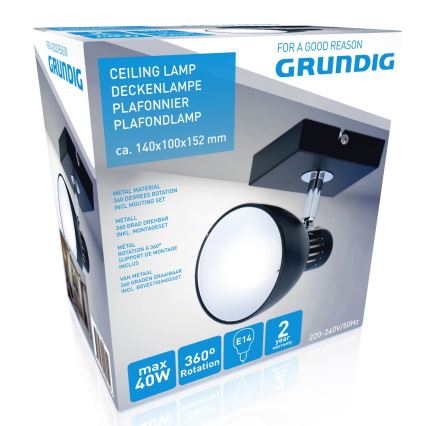 Grundig - Spotlampe 1xE14/40W/230V