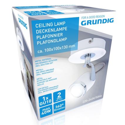 Grundig - Spotlampe 1xGU10/50W/230V