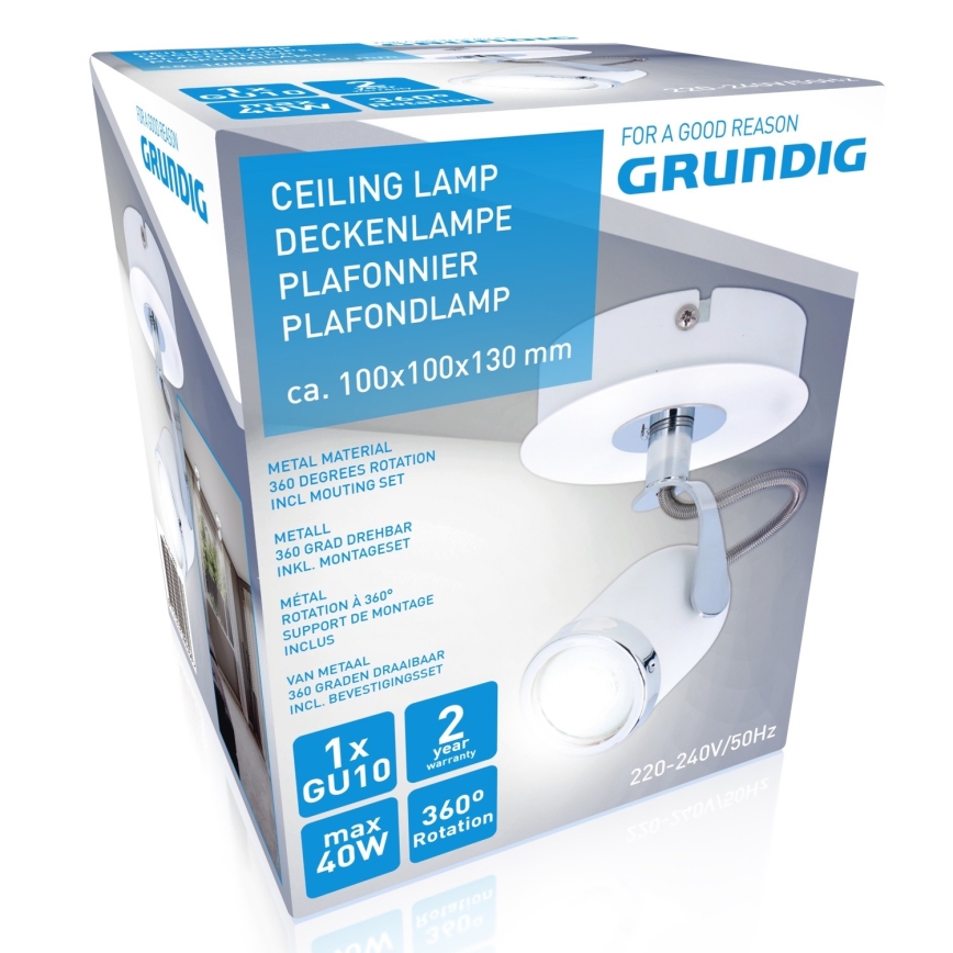 Grundig - Spotlampe 1xGU10/50W/230V