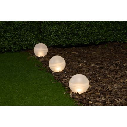 Grundig - SÆT 5x LED m. RGBW-farver  Solcellelampe LED/3,2V IP44