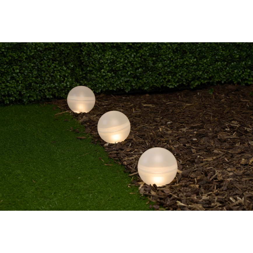 Grundig - SÆT 5x LED m. RGBW-farver  Solcellelampe LED/3,2V IP44
