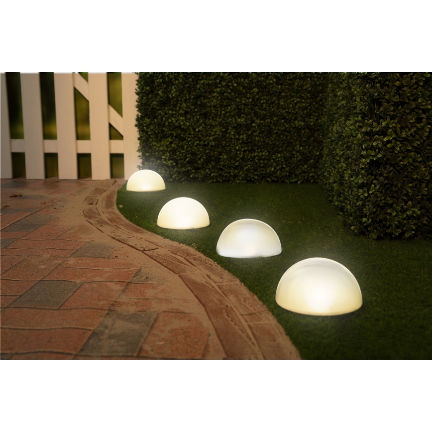 Grundig - SÆT 5x LED m. RGBW-farver Solcellelampe LED/3,2V IP44