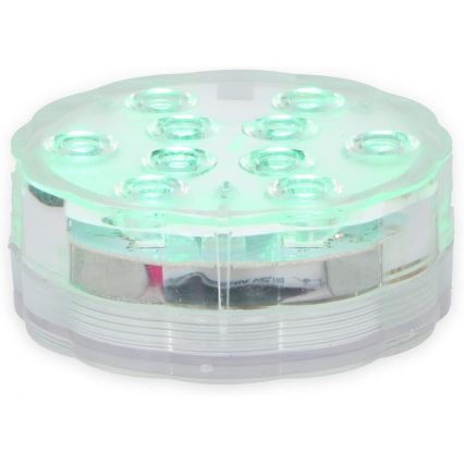 Grundig - Sæt med 3 dæmpbare LED RGBW-lamper LED/3W/3xAAA IP65 + fjernbetjening