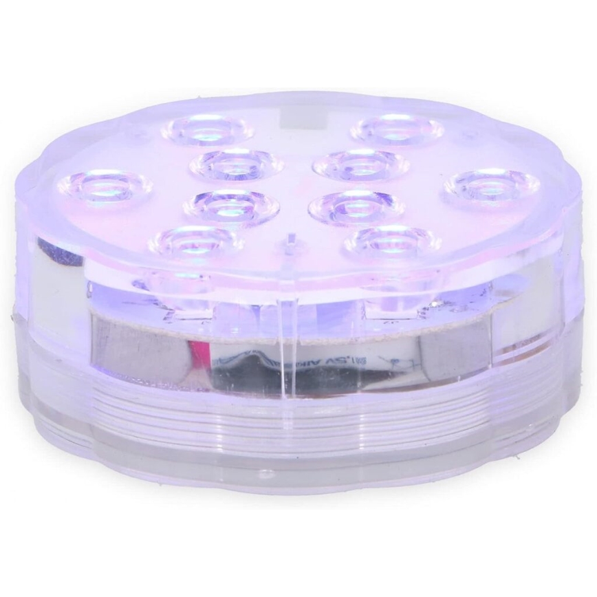 Grundig - Sæt med 3 dæmpbare LED RGBW-lamper LED/3W/3xAAA IP65 + fjernbetjening