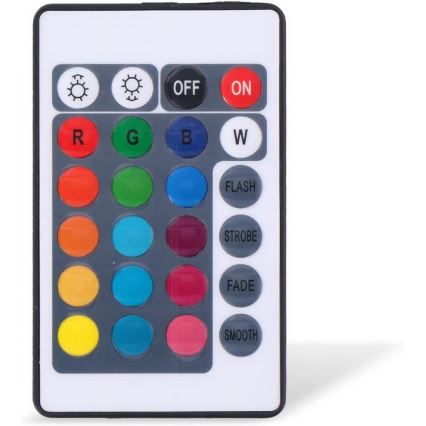 Grundig - Sæt med 3 dæmpbare LED RGBW-lamper LED/3W/3xAAA IP65 + fjernbetjening