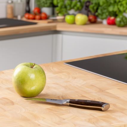 Gudaro -Damaskus-frugtkniv FENG 3,5, 67 lag damaskusstål, længde 9,5cm