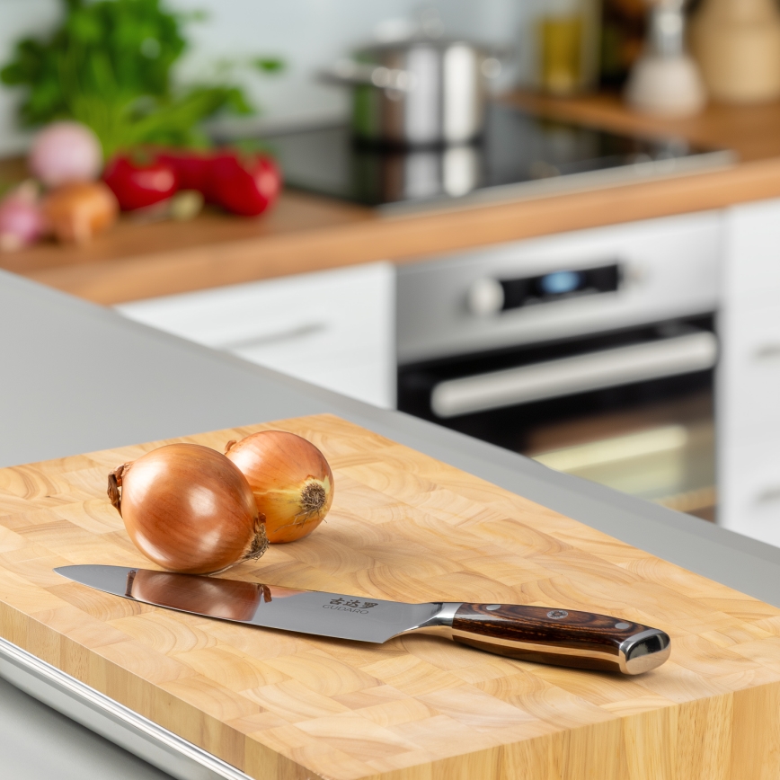 Gudaro - Damaskus kokkekniv FENG 8, 67 lag stål, længde 20 cm