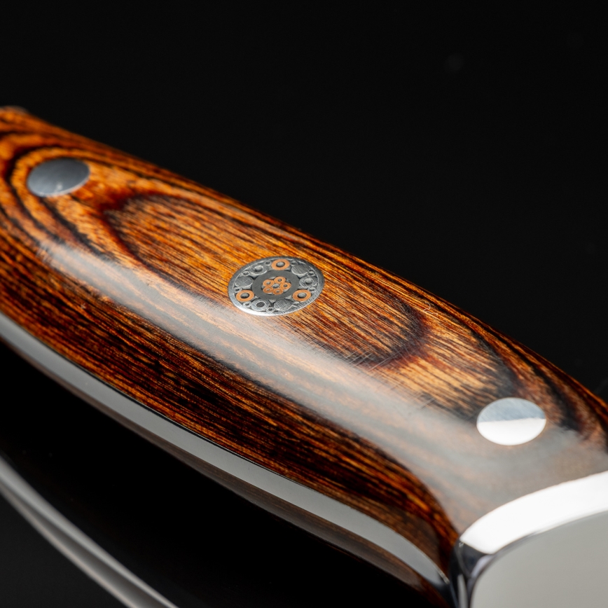 Gudaro - Damaskus kokkekniv FENG 8, 67 lag stål, længde 20 cm