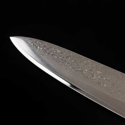 Gudaro - Damaskus kokkekniv KENSHO 8, 67-lags stål, bladlængde 20 cm