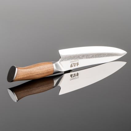 Gudaro - Damaskus kokkekniv TAKUMI 8, 67-lags stål, længde 20 cm, valnød