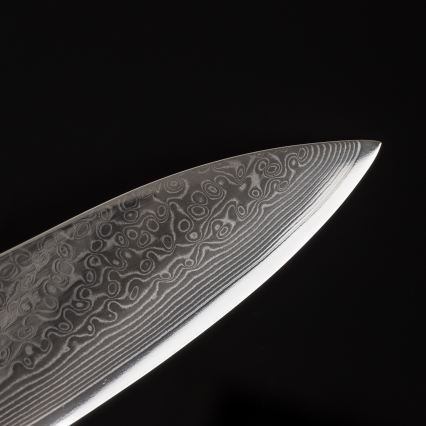Gudaro - Damaskus kokkekniv TAKUMI 8, 67-lags stål, længde 20 cm, valnød