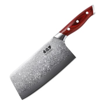 Gudaro - Damaskusstål køkkenøkse KENSHO 6,5