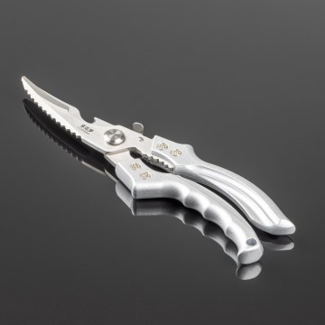 Gudaro - Fjerkræsaks NOBURU 24,5 cm, sølv