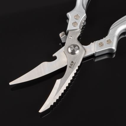 Gudaro - Fjerkræsaks NOBURU 24,5 cm, sølv