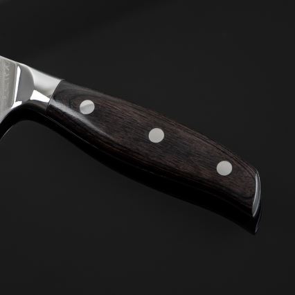Gudaro - Santoku-køkkenkniv SHIRO i damaskusstål 7, 67-lags, længde 17,5 cm